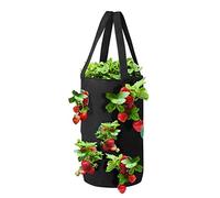 SunaOmni Strawberry Grow Bag 3 Gallon Hanging Tomato Planter 12 Holes Planting Bags Strawberry Planting Bags Hanging Strawberry Planter Upside Down Tomato Planter for Vegetables