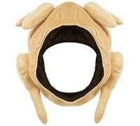SunaOmni Turkey Hat, Cute Soft Velvet Animal Hat, 9.5 Inch Turkey Costume for Thanksgiving Halloween Carnival Cosplay Party Chicken Chicken Head Costume Animal