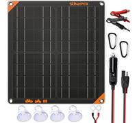 SUNAPEX - 20W Solar Car Battery Charger and Maintainer 12V Waterproof Portable Solar Panel Kit for Car, Boat, RV, Trailer, Motorcycle, Snowmobile etc