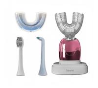 Sunartec 360° U-Shaped Toothbrushes, Electric Toothbrushes for Adults, Multiple Brush Heads Options, Blue Light Whitening, IPX7 Waterproof, 360° Cleaning Suitable for People with Limited Mobility