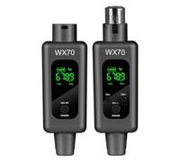 SUNATUR Wireless Microphone Conversion System, Compatible with Dynamic/Condenser Mics/Instruments, 48KHZ High Sampling Rate, 50m Wireless Transmission, 0V/48V Switching(One)