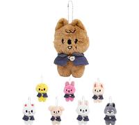 SunAurora Stray-Kids Plush Doll, SK Zoo Keyring 12 cm, 'Magic School' Cute Keyring Pendant, 'ATE' Cuddly Toy Collectible, Han Quokka, M