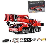 Sunbary Technic Large Crane Building Kit, 2.4Ghz/APP RC All-road Boom Truck with Motor, 4460Pcs Building Block Compatible with LEGO Technic