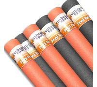 Sunbeach Spas Pool Noodle Halloween 6 Pack - Spooky Pumpkin Foam Woggle (3x Black, 3x Orange)