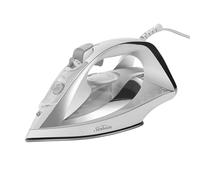 Sunbeam Steam Master 1400 Watt Mid-size Anti-Drip Non-Stick Soleplate Iron with Variable Steam control and 8' Retractable Cord, Black/Blue, GCSBCL-202-000 by Sunbeam