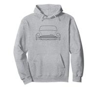 Sunbeam Tiger Mk II 1960s classic car black outline graphic Pullover Hoodie
