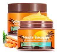 Sunbed Tanning Accelerator, Premium Tan Accelerator Cream - for Sunbeds & Outdoor Sun, with Carrot Tanning Cream, Achieve a Natural Tan Skin - 150g