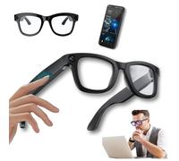 SUNBGRPYE Ai Smart Glasses, With 5MP Camera + Speaker, Built-In Chat GPT, Voice Control | Music Playback | Real-Time Translation, Image Stabilization, Video Recording, Wi-Fi Transmission A