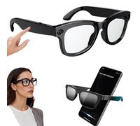 SUNBGRPYE Ai Smart Glasses, With 5MP HD Camera + Speaker, Voice Control, Music Playback, Real-Time Translation (26 Languages), Wi-Fi 4 + Bluetooth 5.3, For Travel, Business B