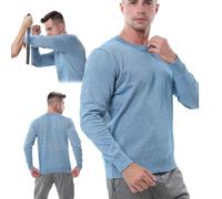 SUNBGRPYE Level 5 Anti-Cut Clothing, Concealed Stab-Proof Vest, Unisex Tactical Lightweight Safety Protection Stab-Proof Vest, Lightweight And Breathable Blue-XL