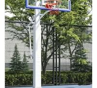 sunbiaouk Square Basketball Pole Padding, 6 Feet Tall Foam Bumper Pillar Sleeve, Wrap Around Post Padding for Protect Basketball Stanchions and Tennis Posts(White,15 * 15cm)