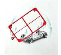 sunbiaouk Vehicle Chassis Cooler, Fire Extinguishers with 7/10/24 Water Mist Nozzles, Firefighting Equipment for Cooling Lithium Batteries in Electric Vehicles(10-hole)