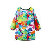 Sunbilien Children's Long Sleeve Art Apron, Waterproof Painting Smock, Ages 3-5, Kindergarten Cover Clothes