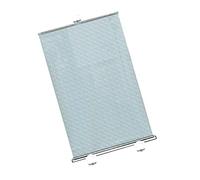 Sunblind Sun Shade with Suckers,Roller Window Shades Blackout Spring Roller Blinds,Shading Curtain,Portable Cover Curtain Shade Visor,Temporary Blinds,for Living Kitchen Car (silver,45x125cm)