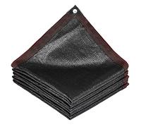Sunblock Shade Net Greenhouse Shading Net Sunblock Shade Sail Protection 90% Shading Rate For Plants Flowers Pet Kennels Patio Outdoor Shade Screen With Rope Black 12-Pin (5mx6m/16.4ftx19.7ft)