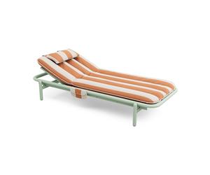 Sunbun Daybed Mist Green/Stripe Orange