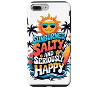 Sunburned, Salty and Seriously Happy Retro Beach Vibes Case for iPhone 7 Plus/8 Plus