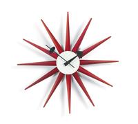 Sunburst Clock wall clock - RED Vitra SINGLE PIECES