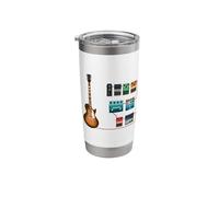 Sunburst Guitar + Pedals and Stomp Boxes Jam Fuzz Box Stainless Steel Insulated Tumbler