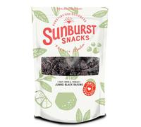 Sunburst Snacks Black Jumbo Raisins, Natural Dried Fruit, No Added Sugar, 1KG