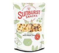Sunburst Snacks Dried Banana Chips, Sweet & Crispy Dried Fruit, No Seed Oils, Gluten Free, 500G