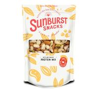 Sunburst Snacks High Protein Nut Mix, 100% Raw & Nutritious Blend of Almonds, Pistachios, Hazelnuts, Brazils, Cashews & Peanuts, Freshly Packed Daily, Resealable & recyclable Pouch, 500G