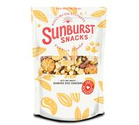Sunburst Snacks Seaweed Rice Crackers, Asian Japaneese Style Crispy Snack, Resealable & Recyclable Pouch, 500G