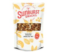Sunburst Snacks Unsalted Roasted Nut Mix 1kg - Mixed Nuts, Peanuts Almonds Cashews Brazil Nuts & Hazelnuts - High Protein Snack, No Added Salt, Gluten Free