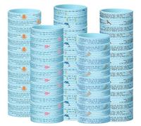Suncalla 100 Pcs VBS Student Under The Sea Silicone Bracelets Christian Summer Vacation Bible School Religious Bracelets Scripture Wristband for Christian First Day of School Gifts Supplies