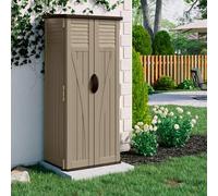 Suncast Aston Resin Garden Storage - Sand (W)82Cm (D)65Cm (H)183Cm