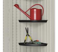 Suncast Corner Shelving Set For Tremont Shed - Pack Of 2