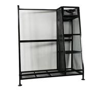 Suncast GO3216 ® Premium Golf Bag Stand Organiser Rack Suitable For Two Golf Bags & Accessories