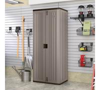 Suncast Haven Resin Garden Storage - Grey (W)76Cm (D)51Cm (H)183Cm