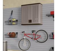 Suncast Haven Wall Storage Cabinet, Grey