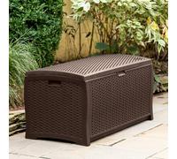 Suncast Missouri 375L Resin Garden Storage Box - Brown