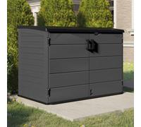 Suncast Moda Stow-Away Large Store - Peppercorn Grey, Grey