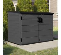 Suncast Moda Stow-Away Resin Garden Storage - Grey (W)179Cm (D)112Cm (H)132Cm