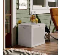 Suncast New York 83L Resin Garden Storage Box - Grey
