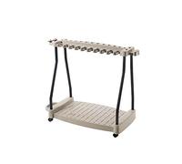Suncast RTC1000 ® Premium Garden Tool Storage Cart Rack With Wheels Suitable For Small & Large Tools