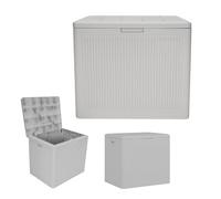 Suncast The 22 Gallon Small Reeded Deck Box from