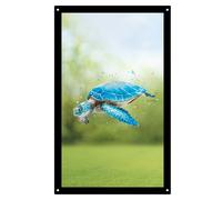 SunCatcher Garden Mirror Diving Turtle - Rectangular Illustrations by Bree Merryn
