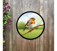 SunCatcher Garden Mirror Robin