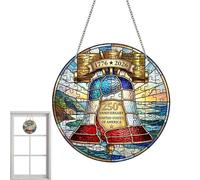 Suncatcher Puzzle - 250th Anniversaries 1776-2026 Ornament - 2D Acrylic Independence Day Jigsaw Suncatcher,for Home Living Room Balcony Garden Porch Patio Window Holiday 4th of July