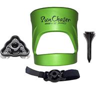 SunChaser Bevi Pro Outdoor Drink Holders for Beer Cans, Bottles, Cups, and Other Beverages - Picnics, Beach, Boats, RV's & More (Mean Green)
