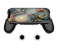 SUNCHI Universal Mobile Game Joystick Spiral Mini Joystick Game Handle Grip Controller Rocker Joypad Foldable Stand Holder for Cellphones (Handle Holder) (Handle Holder with Joystick)