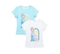Suncity Kids Pack of 2 Disney Frozen T-Shirts Blue
