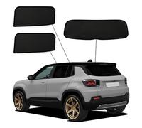 SunClip Privacy & Sun protection compatible with Jeep Avenger (J2) 2023-, Black