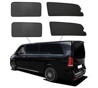 SunClip Privacy & Sun protection compatible with Mercedes V-Class W447 (Extra long wheel base) 2014-2024 without pop-out windows