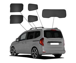 SunClip Privacy & Sun protection compatible with Renault Kangoo III MPV 2021- & Mercedes Citan Tourer/T-Class/EQT 2021- & Nissan Townstar 2021-