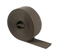 Suncoolla 5M Canvas Cotton Plain Weave Webbing Strap Bag Belt Tape 25/38/50mm (Green, 25mm)